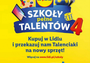Plakat akcji "Szkoły pełne talentów". Element jest niedostępny cyfrowo.