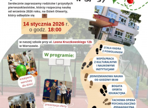 Dzień Otwarty - 14 stycznia 2026 roku o 18.00